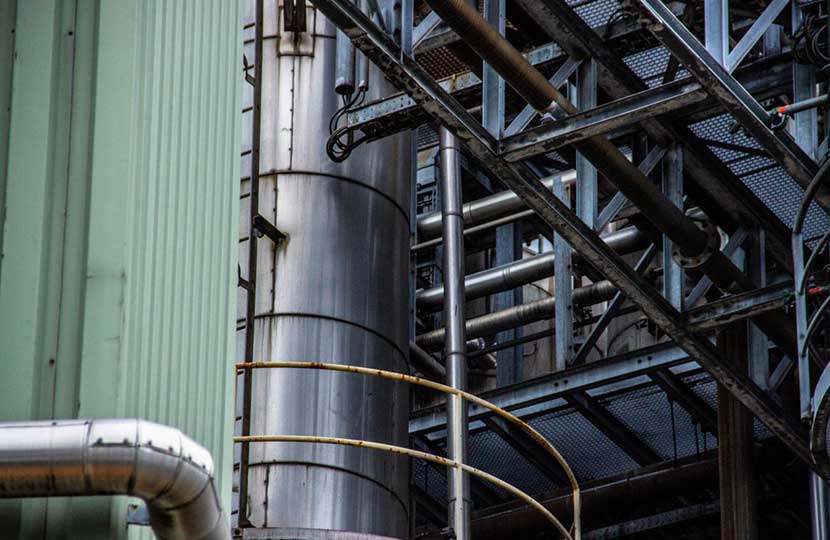 Process and plant safety assessment in an industrial manufacturing facility